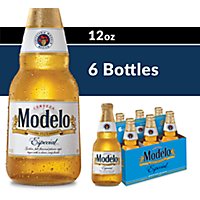 Modelo Especial Lager Mexican Beer 4.4% ABV Bottles - 6-12 Fl. Oz. - Image 1