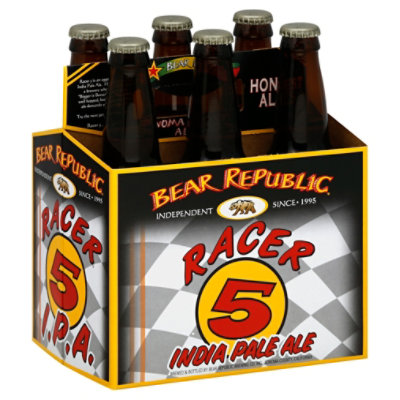 Bear Republic Racer 5 Bottled India Pale Ale Beer Bottles - 6-12 Fl. Oz.