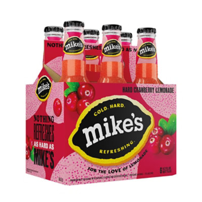 Mikes Hard Beverage Cool Hard Refreshing Lemonade Cranberry Passion Fruit Bottle - 6-11.2 Fl. Oz. - Image 1