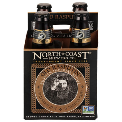 North Coast Brewing Co. Beer Old Rasputin Russian Imperial Stout Bottle - 4-12 Fl. Oz. - Image 3