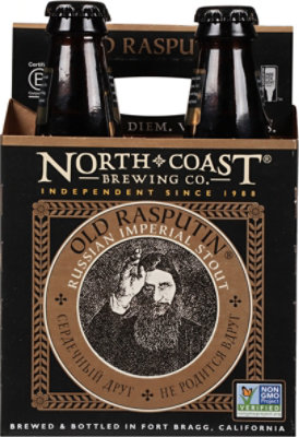 North Coast Brewing Co. Beer Old Rasputin Russian Imperial Stout Bottle - 4-12 Fl. Oz. - Image 4