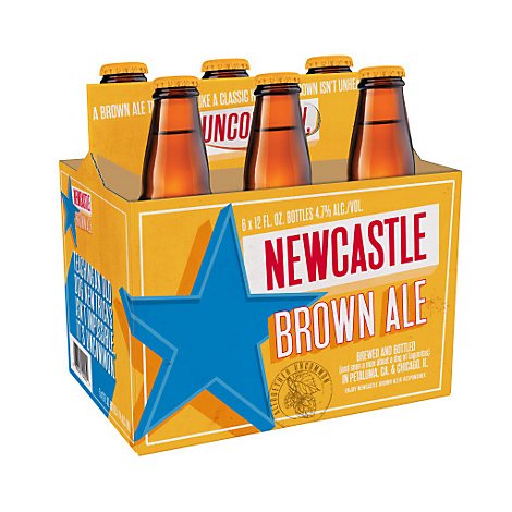 Newcastle Brown Ale Beer Bottles - 6-12 Fl. Oz.