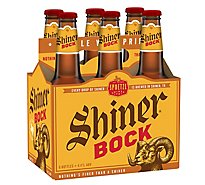 Shiner Bock Beer Bottles - 6-12 Fl. Oz.