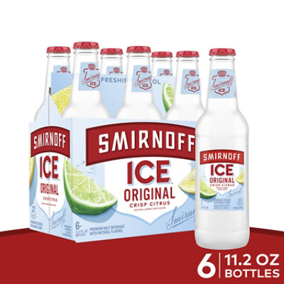 Smirnoff Ice Original Malt Beverage 4.5% ABV In Bottles - 6-11.2 Oz