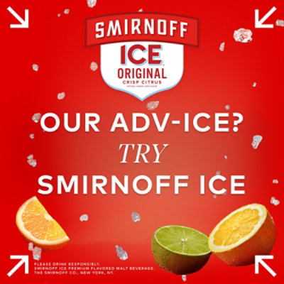Smirnoff Ice Original Malt Beverage 4.5% ABV In Bottles - 6-11.2 Oz - Image 4