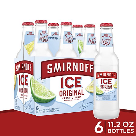Smirnoff Ice Original 4.5% ABV Bottles Multipack - 6-11.2 Oz