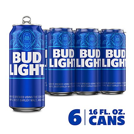 Bud Light Beer In Cans - 6-16 Fl. Oz. - Image 2