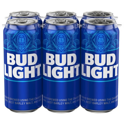 Bud Light American Lager Beer in Cans - 6 - 16 Fl. Oz. - Image 2