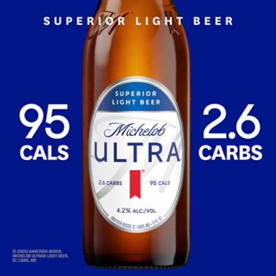 Michelob ULTRA Light Beer Pack In Bottles - 6-12 Fl. Oz. - Image 2