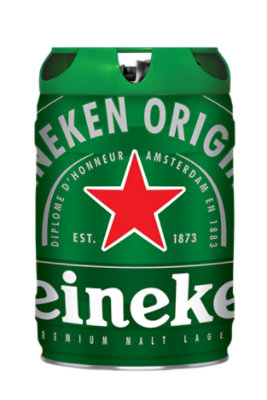 Heineken Original Lager Beer Keg - 5 Liter