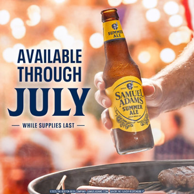 Samuel Adams Summer Ale Seasonal Beer Bottles - 12 - 12 Fl. Oz. - Image 6