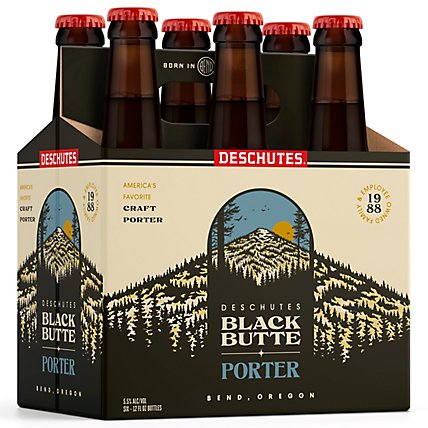 Deschutes Brewery Beer Year Round Black Butter Porter Bottles - 6-12 Fl. Oz. - Image 2