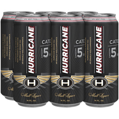 Hurricane Malt Liquor Cans - 6-16 Fl. Oz. - Image 1