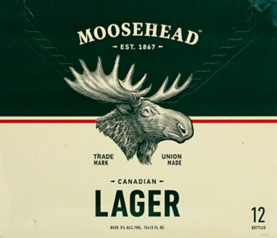 Moosehead Beer Lager Bottle - 12-12 Fl. Oz. - Image 2