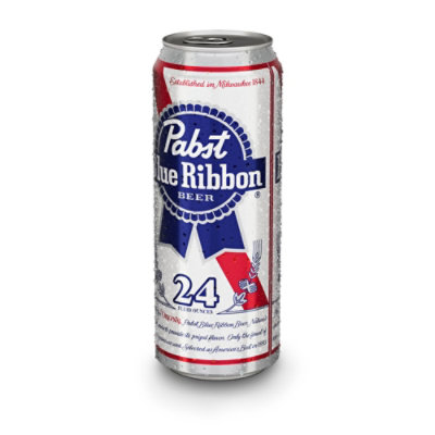 Pabst Blue Ribbon Beer In Can -  24 Oz - Image 1