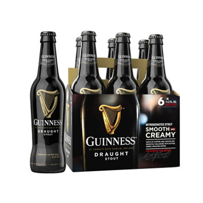 Guinness Draught Stout Beer 4.2% ABV Bottles - 6-11.2 Oz - Image 3