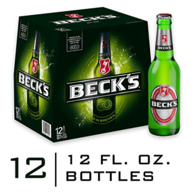 Beck's Pilsner Beer Bottles - 12-12 Fl. Oz. - Image 1