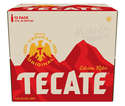 Tecate Original Mexican Lager Beer Bottles - 12-12 Fl. Oz. - Image 3