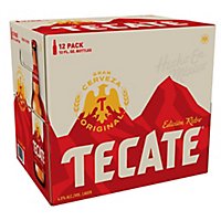Tecate Original Mexican Lager Beer Bottles - 12-12 Fl. Oz. - Image 1