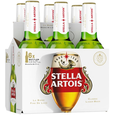 Stella Artois Lager Beer In Bottles - 6-11.2 Fl. Oz. - Image 2