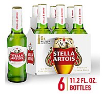 Stella Artois Lager Beer Bottles - 6-11.2 Fl. Oz.