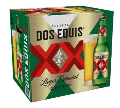 Dos Equis Mexican Lager Beer Bottles - 12-12 Fl. Oz. - Image 1