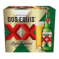 Dos Equis Mexican Lager Beer Bottles - 12-12 Fl. Oz. - Image 1
