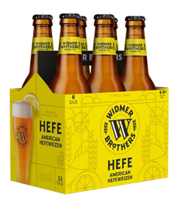 Widmer Brothers Hefeweizen Bottles - 6-12 Fl. Oz. - Image 1