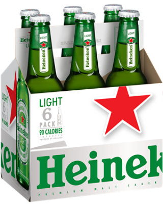 Heineken Light Lager Beer Bottles - 6-12 Fl. Oz. - Image 2