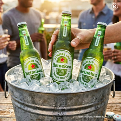 Heineken Light Lager Beer Bottles - 12-12 Fl. Oz. - Image 5