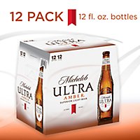 Michelob Ultra Amber Light Beer Bottles - 12-12 Fl. Oz. - Image 1