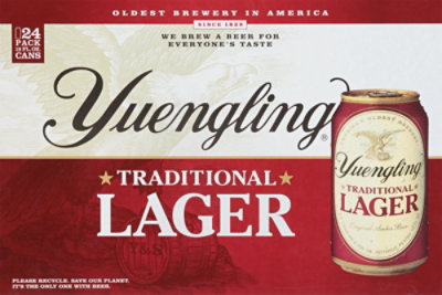 Yuengling Lager Beer Cans - 24-12 Fl. Oz. - Image 4