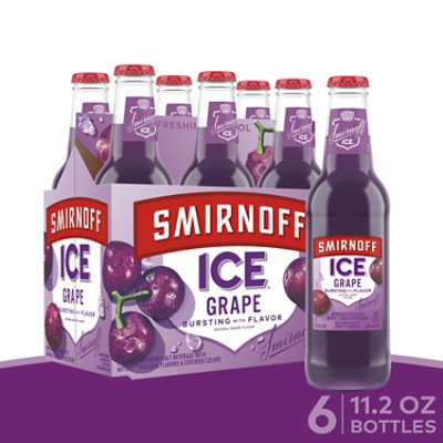 Smirnoff Ice Wild Grape Bottles - 6-11.2Fl. Oz.