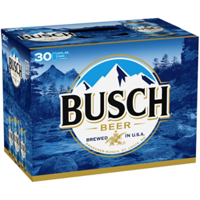 Busch Beer Cans - 30-12 Fl. Oz. - Image 2