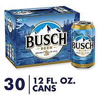 Busch Beer Cans - 30-12 Fl. Oz. - Image 1