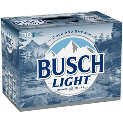 Busch Light Beer Cans - 30-12 Fl. Oz. - Image 2