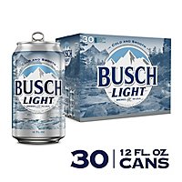 Busch Light Beer Cans - 30-12 Fl. Oz. - Image 1