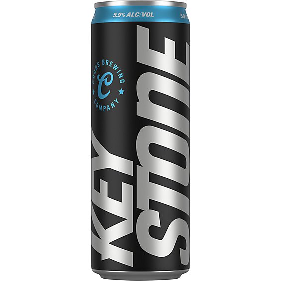Keystone Ice Beer American Style Ice Lager 5.9% ABV Can - 24 Fl. Oz.