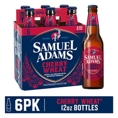 Samuel Adams Cherry Wheat Beer - 6-12 Fl. Oz. - Image 1