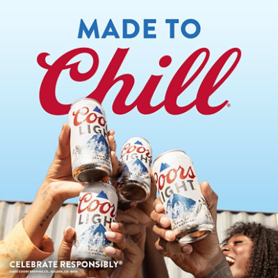 Coors Light American Style Light Lager Beer 4.2% ABV Cans - 30-12 Fl. Oz. - Image 4