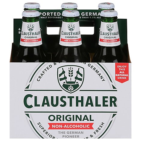 Clausthaler Malt Beverage Premium Non-Alcoholic - 6-12 Fl. Oz.