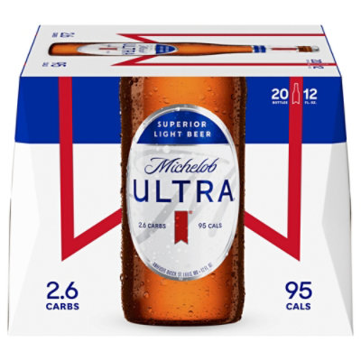 Michelob ULTRA Light Beer Pack In Bottles - 20-12 Fl. Oz. - Image 2