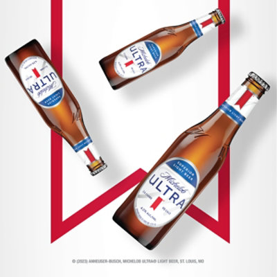 Michelob ULTRA Superior Light American Lager Beer in Bottles - 15 - 16 Fl. Oz. - Image 3