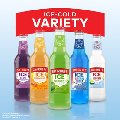 Smirnoff Ice Green Apple Spiked Seltze 4.5% ABV In Bottles - 6-11.2 Oz - Image 3