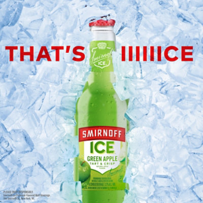 Smirnoff Ice Green Apple Spiked Seltze 4.5% ABV In Bottles - 6-11.2 Oz - Image 4
