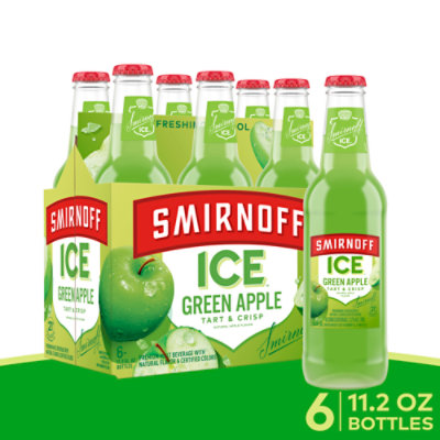 Smirnoff Ice Green Apple Bite Bottles - 6-11.2Fl. Oz.