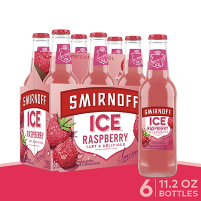 Smirnoff Ice Malt Beverage Premium Raspberry - 6-11.2 Fl. Oz.