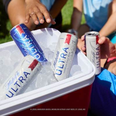 Michelob ULTRA Superior Light American Lager Beer in Cans - 18 - 12 Fl. Oz. - Image 4