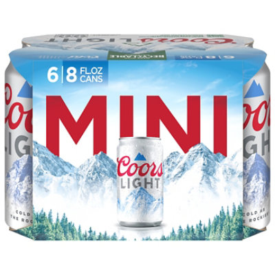 Coors Light Beer Lager 4.2% ABV In Can - 6-8 Fl. Oz. - Image 2