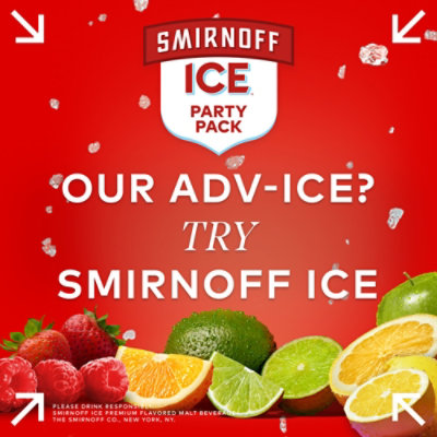 Smirnoff Ice Party Pack Variety Malt Beverage 4.5% ABV Bottles - 12-11.2 Oz - Image 5